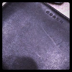 Leather Coach wallet